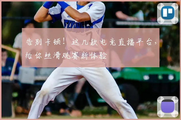 告别卡顿！这几款电竞直播平台，给你丝滑观赛新体验